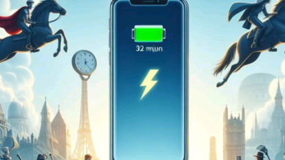 Mobile phone charge in 1 minutes